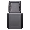 Coffre de rangement 130L Gris/Noir 54 x 53 x H57cm Poignées de transport polypropylène INTEC