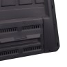 Composteur de jardin 380L Anthracite Déchets verts Couvercle et trappe d'extraction INTEC