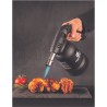 Lampe à souder à gaz Professionnelle Utilisation 360° Chalumeau gaz Allumage piezo + 8 Cartouches gaz Perçables KEMPER