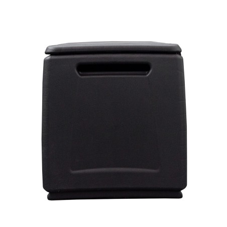 Coffre de rangement 230L Coffre de Jardin Gris/Noir 96 x 53 x H57cm Poignées de transport polypropylène ArtPlast