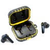 Ecouteurs Bluetooth sans fil noir Réduction de bruit Portée 10m autonomie 4-5h IP55 IOS Android CAT