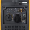 Groupe électrogène Inverter 1100W 60 cm3 essence 4T 1.5 CV Silencieux Soudure Portable Onduleur VITO