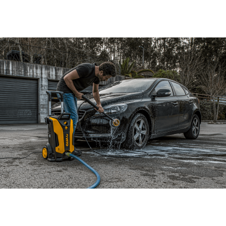 Nettoyeur haute pression 130 bar  1800W Induction Lance laiton Tuyau 5m Réservoir détergent VITO