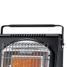 Chauffage à gaz portable Piezo 1700W à cartouche Systèmes Sécurité intégrés Autonomie 2h30 KEMPER