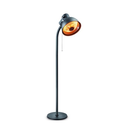 Parasol chauffant électrique 2000W Chauffage Exterieur Terrasse Infrarouge Quartz Hauteur 2.15m Inclinable et Orientable KEMPER