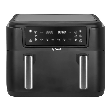 Friteuse sans huile Air fryer 10 Litres 2 Bacs 2400W Friteuse à air chaud sans PFAS