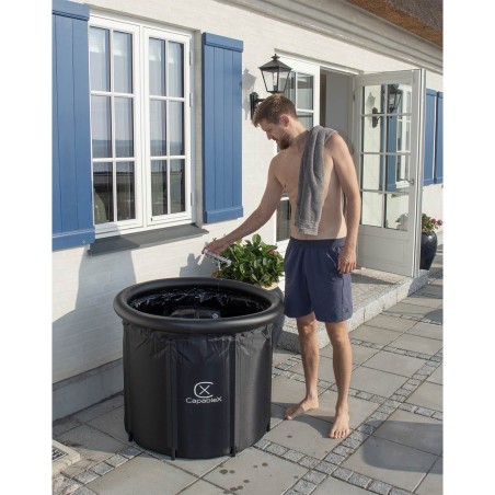 Bain de glace 420L Ø85 x 75 cm Récupération Musculaire Sportif Bain froid Portable Boost le système immunitaire Ice bath