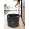 Bain de glace 420L Ø85 x 75 cm Récupération Musculaire Sportif Bain froid Portable Boost le système immunitaire Ice bath