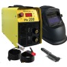 Poste à souder Inverter à l'arc 200A Numérique soudure Acier Fonte Inox+ Cagoule de soudure Automatique 2 capteurs