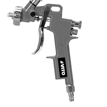 Pistolet à peinture 3 - 5 bar Réservoir 600ml Filetage Air 1/4-6mm Raccord rapide VITO
