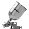 Pistolet à peinture 3 - 5 bar Réservoir 600ml Filetage Air 1/4-6mm Raccord rapide VITO