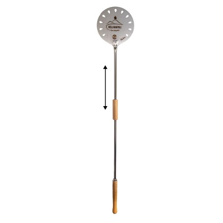 Pelle à pizza Ronde Inox Ø22cm Pelle à pain Manche 1.50m Qualité BellaNapoli