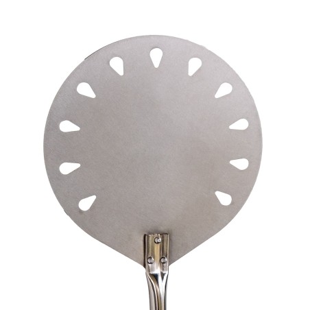 Pelle à pizza Ronde Inox Ø22cm Pelle à pain Manche 1.50m Qualité BellaNapoli