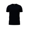 T-shirt Basique Noir Homme Femme Taille M 100 % Coton VITO