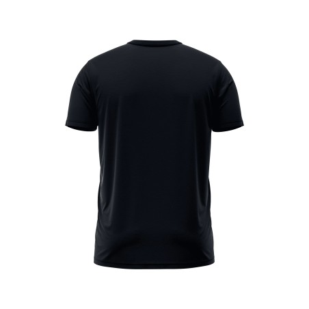 T-shirt Basique Noir Homme Femme Taille M 100 % Coton VITO