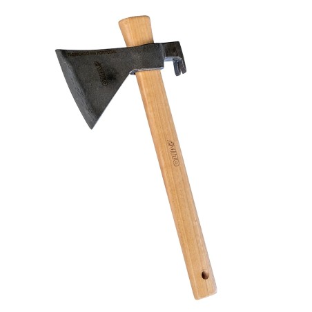 Hachette Arrache-Clou Manche en Bois Hache Acier Trempé Résistante Multi Travaux VITO