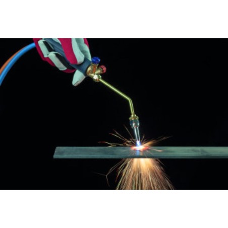 Chalumeau BI Gaz 110 Bar Oxygène/ Propane Avec 2 pointes Kit complet OXYKIT 555K KEMPER