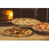 Pelle à pizza inox Ø22 cm manche 1,50m compatible four à bois, four électrique, four à gaz, Outil cuisson Pizzaiolo BellaNapoli
