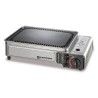 Plancha gaz portable 2300w plaque anti adhésive + valise de transport KEMPER
