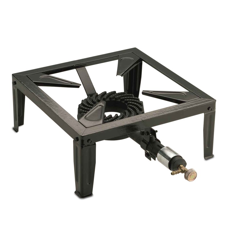 Réchaud gaz fonte 7.5KW Réchaud Paella Traiteur 4 pieds KEMPER