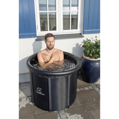Bain de glace 420L Ø85 x 75 cm Récupération Musculaire Sportif Bain froid Portable Boost le système immunitaire Ice bath