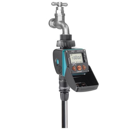 Programmateur d'arrosage automatique 1 Voie Raccord robinet 20-27 mm 0,5 à 10 bar Claber Video2