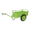Brouette Agricole Acier Charge Max 130Kg Chariot de Jardin avec Frein Petite Remorque A Main 2 roues 100x96x78.5 cm VITO