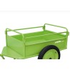 Brouette Agricole Acier Charge Max 130Kg Chariot de Jardin avec Frein Petite Remorque A Main 2 roues 100x96x78.5 cm VITO