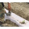 Toile de paillage Papier Kraft 0.6 x 100m Autodégradable Paillage pour Jardin Anti mauvaises herbes 100% Cellulose
