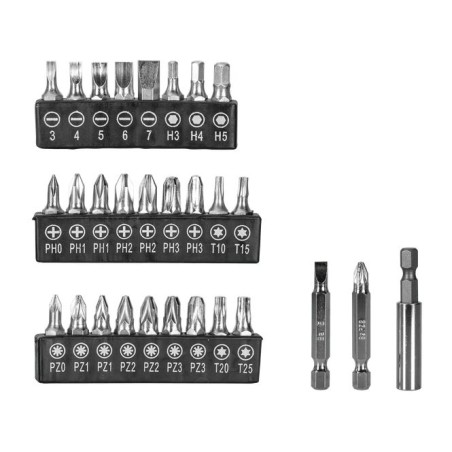 Mini Visseuse 4V Outil Multifonctions Articulé Batterie Lithium 1.5 Ah Rechargeable 40 accessoires VITO