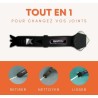 Lisseur joint silicone tout en 1 - Extracteur/Lisseur à tête rotative SMARTOOL