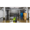 Pompe de relevage Eaux usées / Eaux Chargées 400W Pompe Vide-Cave Flotteur Inox Inondation Egouts Caves VITO