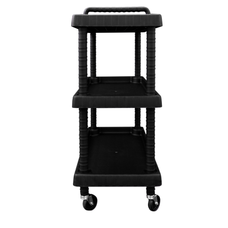 Chariot de Rangement 3 Étagères Porte-Outils - Desserte mobile Charge max 120 kg Art Plast