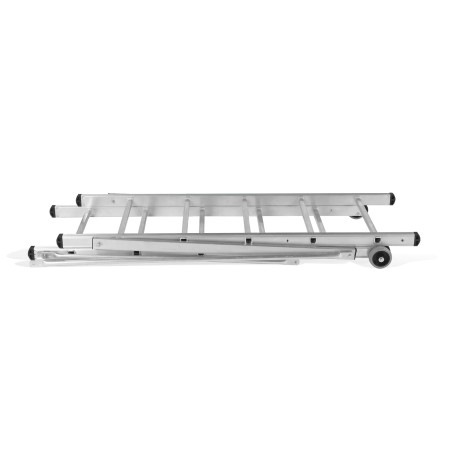 Echafaudage roulant Hauteur 3m - Échelle Échafaudage de Travail Aluminium Charge 120Kg - Travaux Bricolage Chantier Jardin VITO