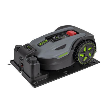 Robot Tondeuse 20V Batterie 2.5Ah 500m2 - Station de charge - Cable périphérique 130m- Autonomie 1h30 VITO