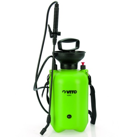 Pulvérisateur 5L lance 60cm poignée tuyau 1.20m pression manuelle Spray et Jet VITO