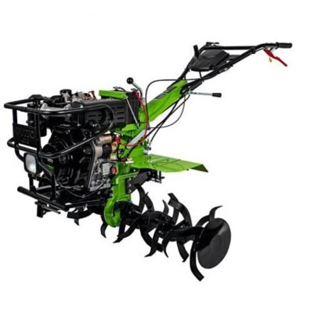 Motoculteur thermique diesel 12CV 4T Transmission directe Fraises et Butteur double VITO