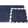 Dalle de sol PVC Clipsable 50x50 cm Sol Antidérapant - Revêtement de sol Noir Garage, Atelier Art Plast