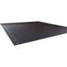 Dalle de sol PVC Clipsable 50x50 cm Sol Antidérapant - Revêtement de sol Noir Garage, Atelier Art Plast