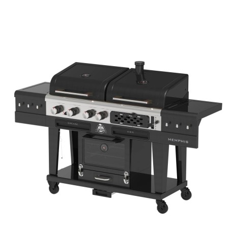 Barbecue Hybride 3-en-1 : Gaz, Charbon, Fumoir Électrique BBQ Cuisine Extérieure Conviviale Memphis Ultimate 2.0 PIT BOSS
