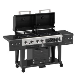 Barbecue Hybride 3-en-1 :...