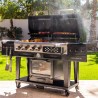 Barbecue Hybride 3-en-1 : Gaz, Charbon, Fumoir Électrique BBQ Cuisine Extérieure Conviviale Memphis Ultimate 2.0 PIT BOSS