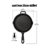 Set de 6 pièces Accessoires de Cuisson en Fonte Pré Assaisonné Pour Barbecue Camping Cuisine Extérieure PIT BOSS