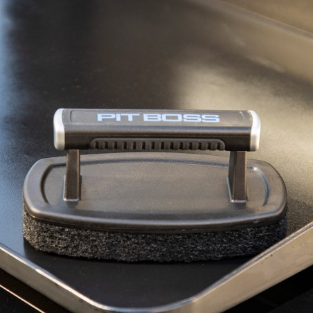 Kit 5 Ustensiles Barbecue, Plancha, Plaque de Cuisson - Accessoires de Cuisson Spatule, Grattoir et Brosse PIT BOSS
