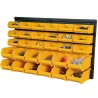 Panneau Porte Outils Mural - 30 Bacs à Becs Amovibles - Rangement et Stockage Outils et Quincaillerie - INTEC