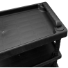 Chariot de Rangement 3 Étagères Porte-Outils - Desserte à Roulettes Charge max 120 kg INTEC