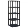 Etagère de Rangement 5 Niveaux Charge Max 200 kg Polypropylène Résistant - Garage Atelier Intérieur Extérieur INTEC
