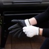 Lot 50 Gants en Nitrile Jetable + 1 Paire Doublure Gants Protection Coton Réutilisable BBQ PIT BOSS