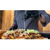 Lot 50 Gants en Nitrile Jetable + 1 Paire Doublure Gants Protection Coton Réutilisable BBQ PIT BOSS