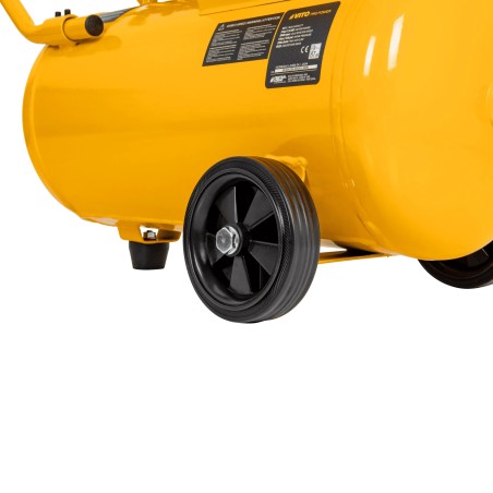 Compresseur à Air Portatif Silencieux 24L 2CV / 1,5 kW Gonfleur Pneus Voiture Chantier Sans huile 8 bar VITO